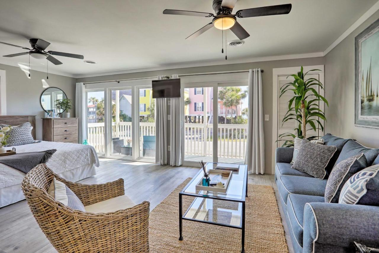 Updated Studio 1-Block Walk To Surfside Beach! Myrtle Beach Bagian luar foto