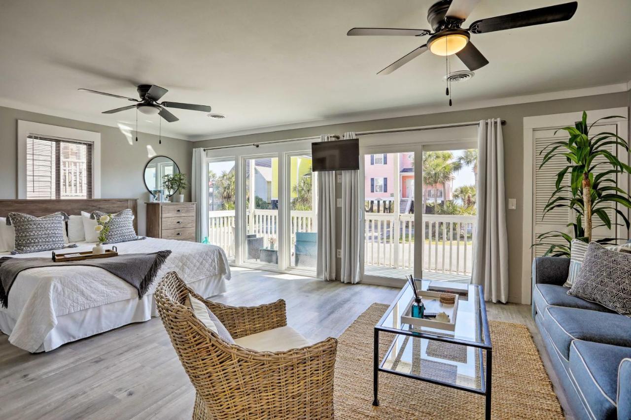 Updated Studio 1-Block Walk To Surfside Beach! Myrtle Beach Bagian luar foto