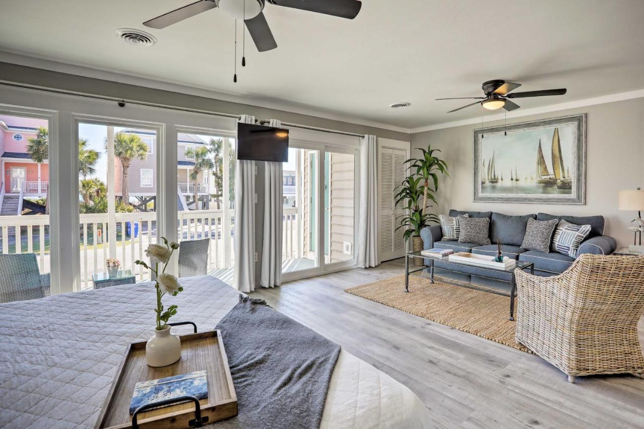 Updated Studio 1-Block Walk To Surfside Beach! Myrtle Beach Bagian luar foto